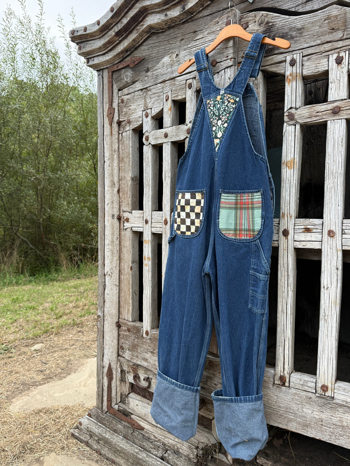 Wild Mustang Hand Sewn Overalls