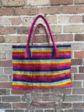 Nomad Silk Weekender Rainbow Stripes