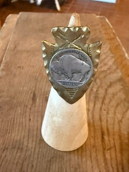 Brass Western Scarf Slides