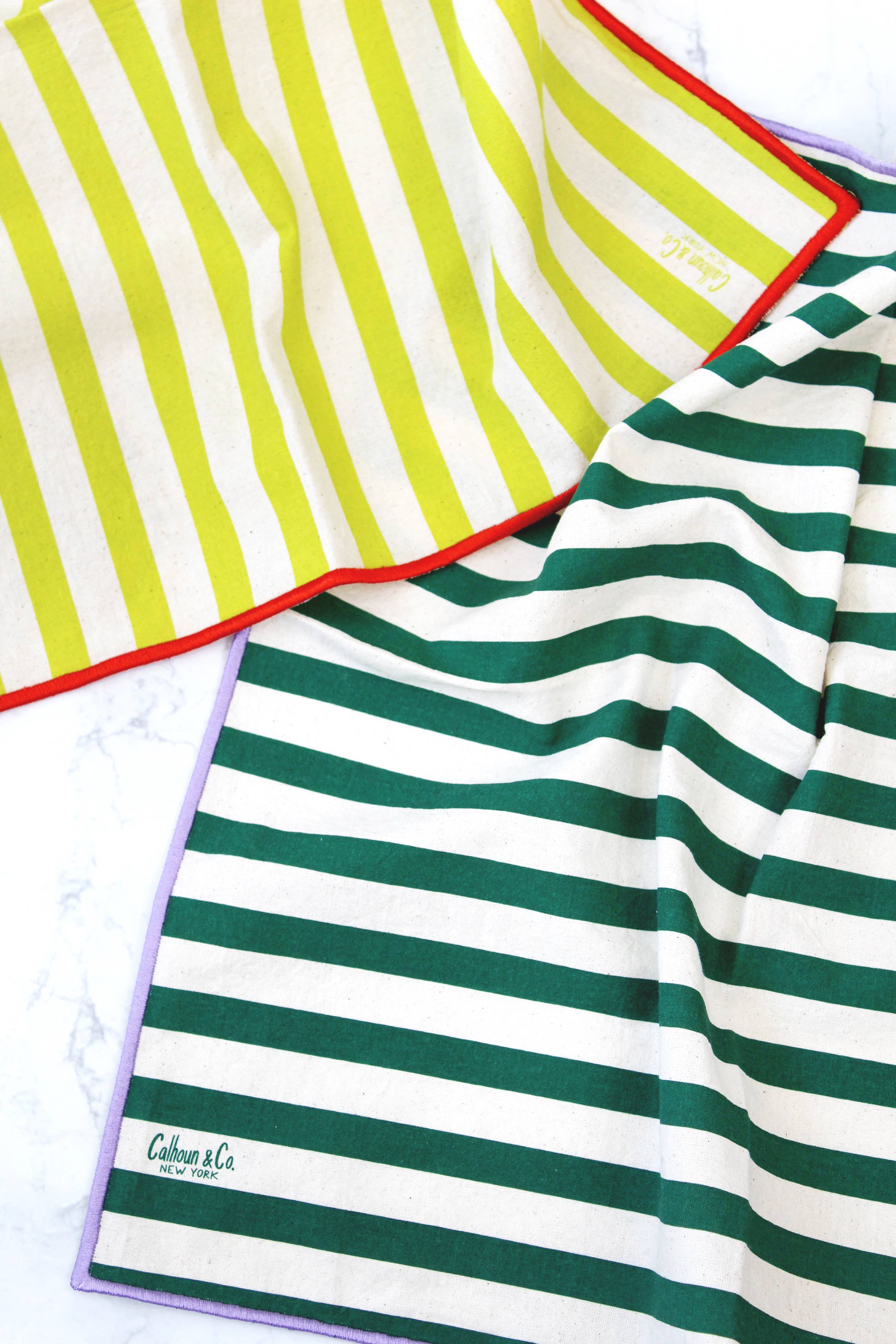Striped Colorful Cloth Napkin Sets