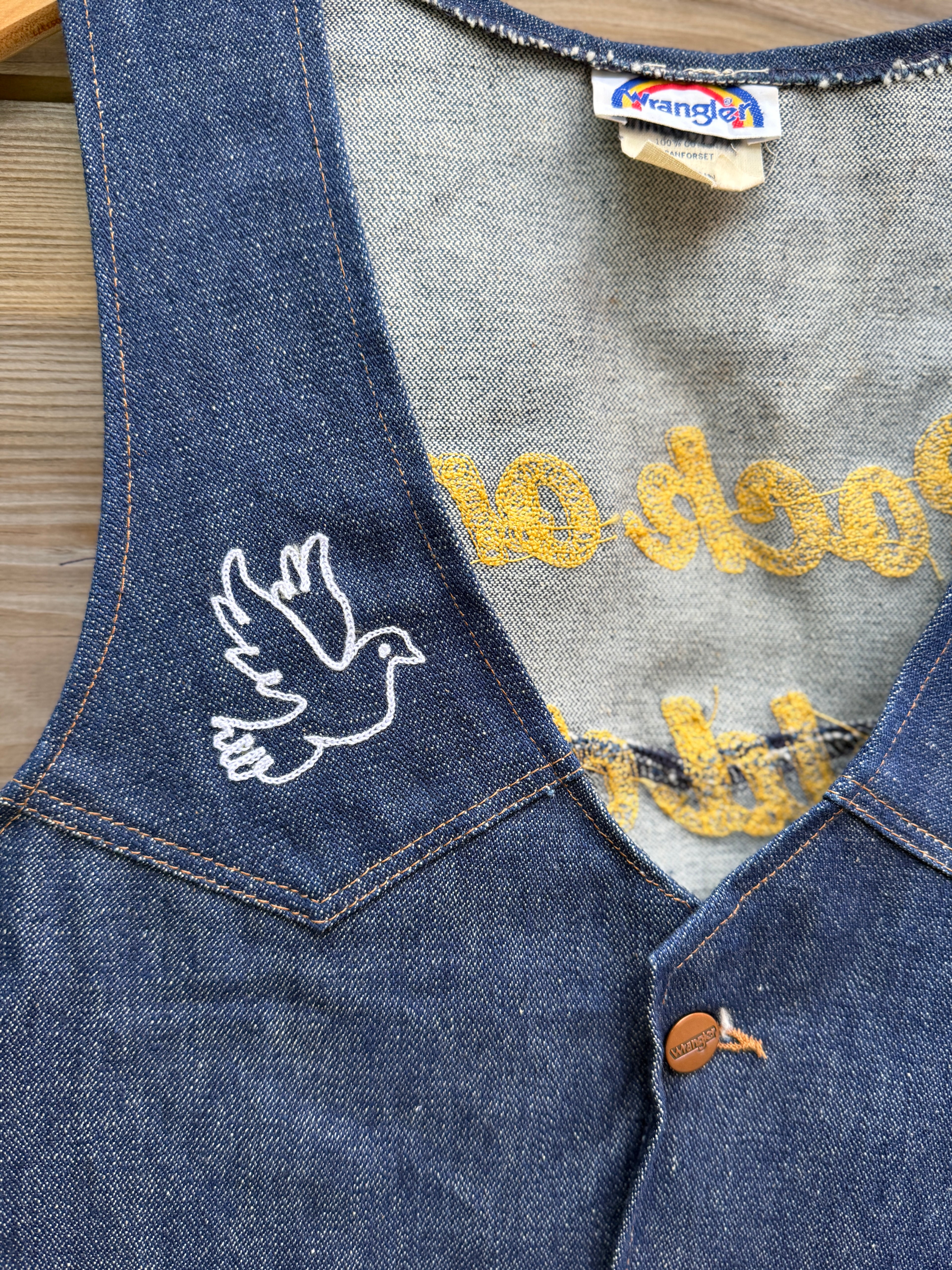 Jazz Fest Vest Stevie Nicks Rock on Gold Dust Woman