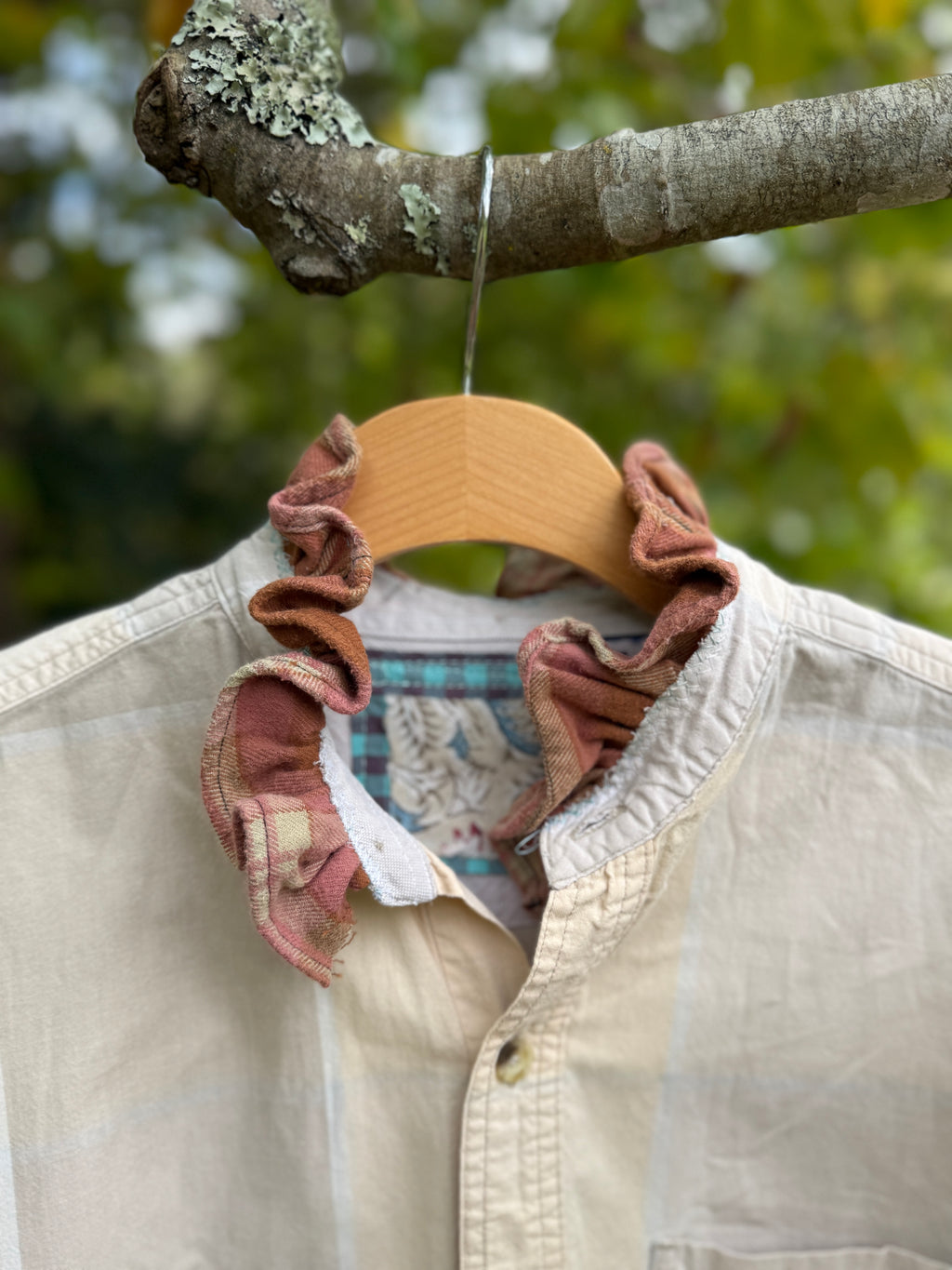 Hand Stitched Setter Dog Button Up