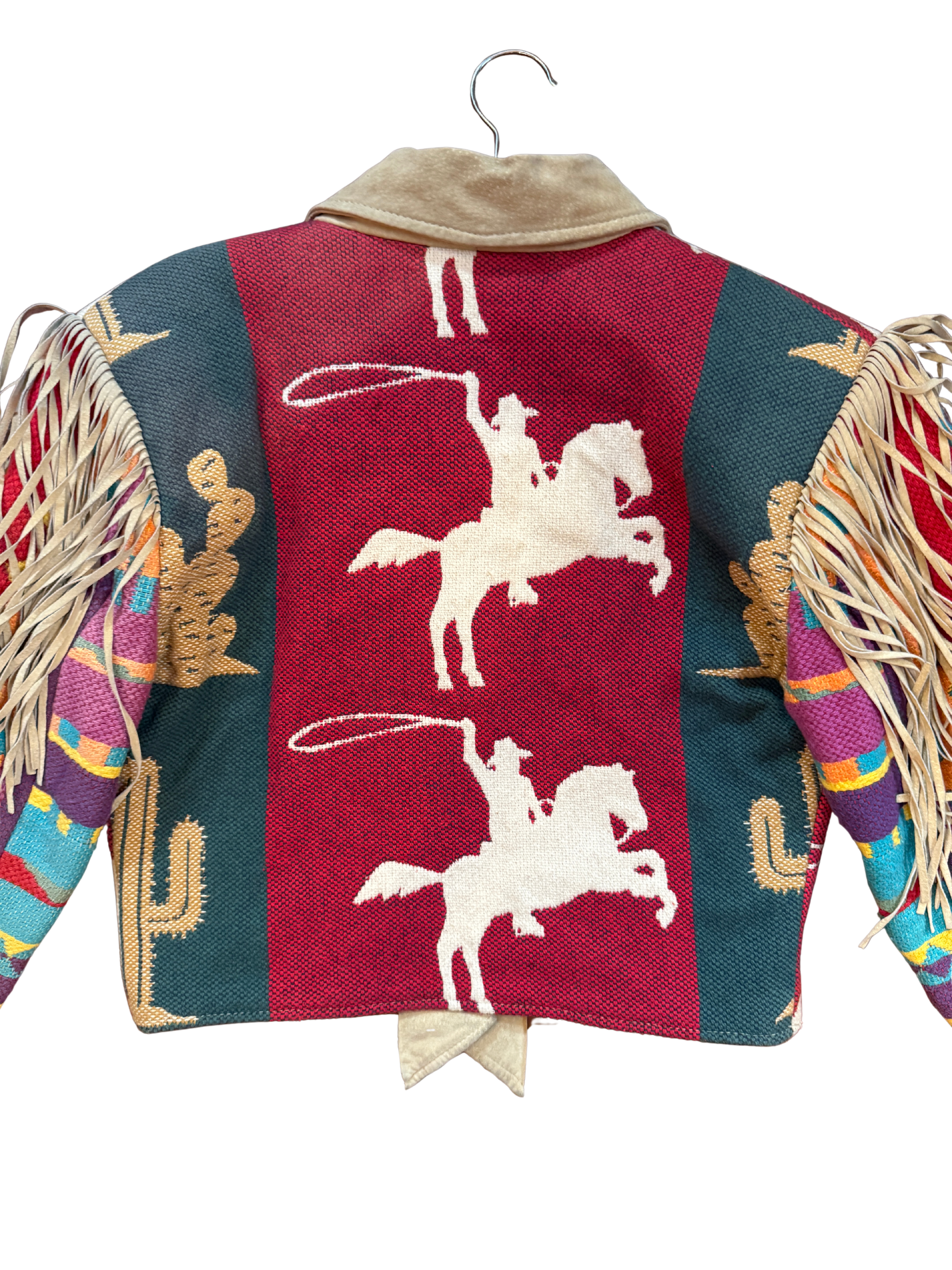 Vintage Pioneer Wear Multi-Color Cowboy Jacket