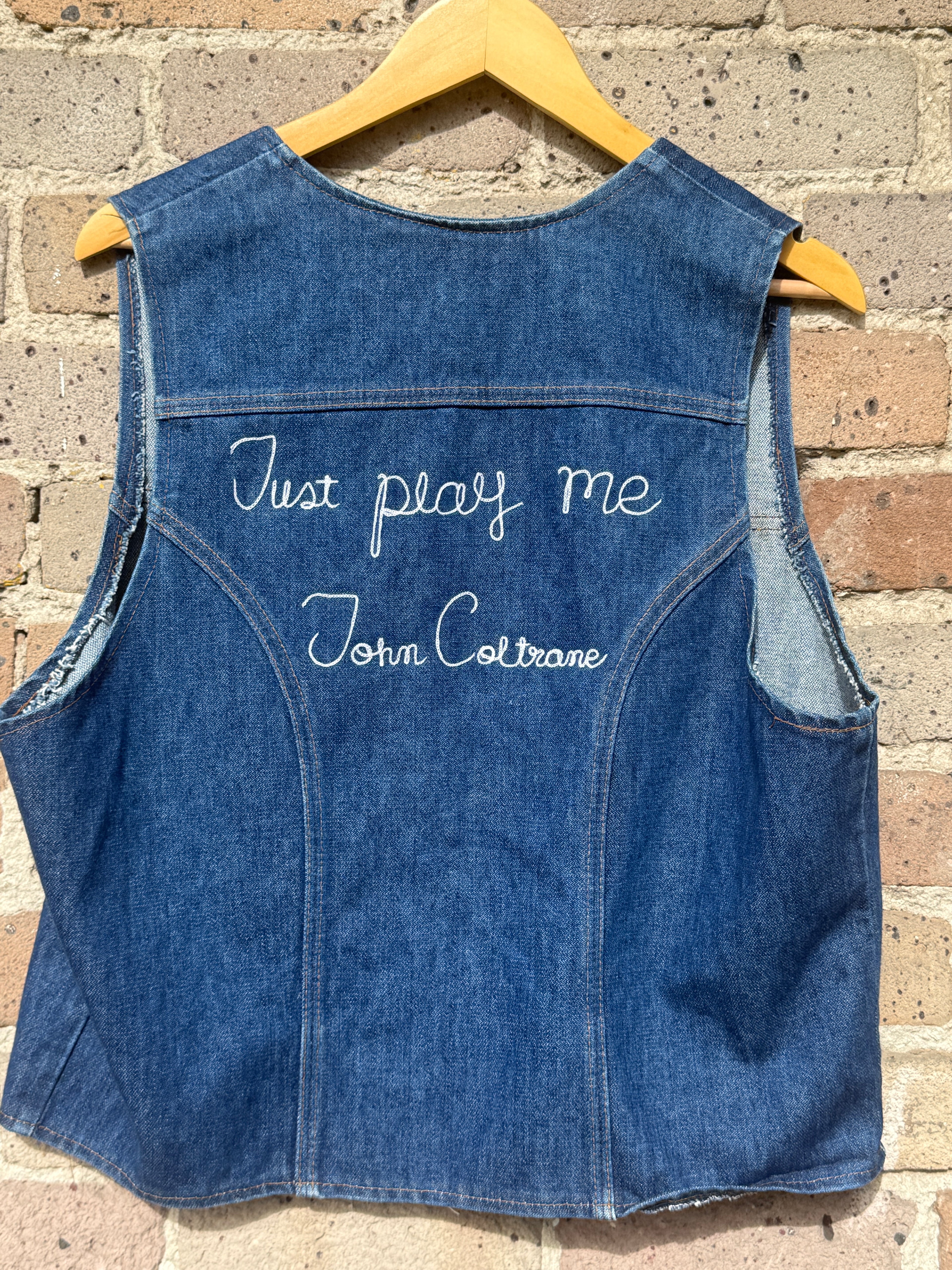 Jazz Fest Vest Lucinda Williams Just Play Me John Coltrane