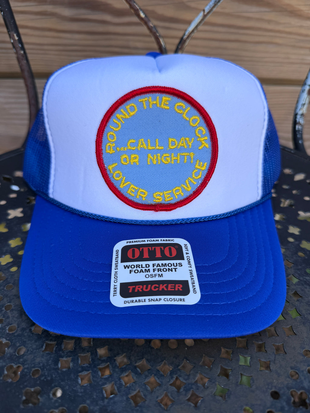 Trucker Hat featuring Vintage Patch- lover service
