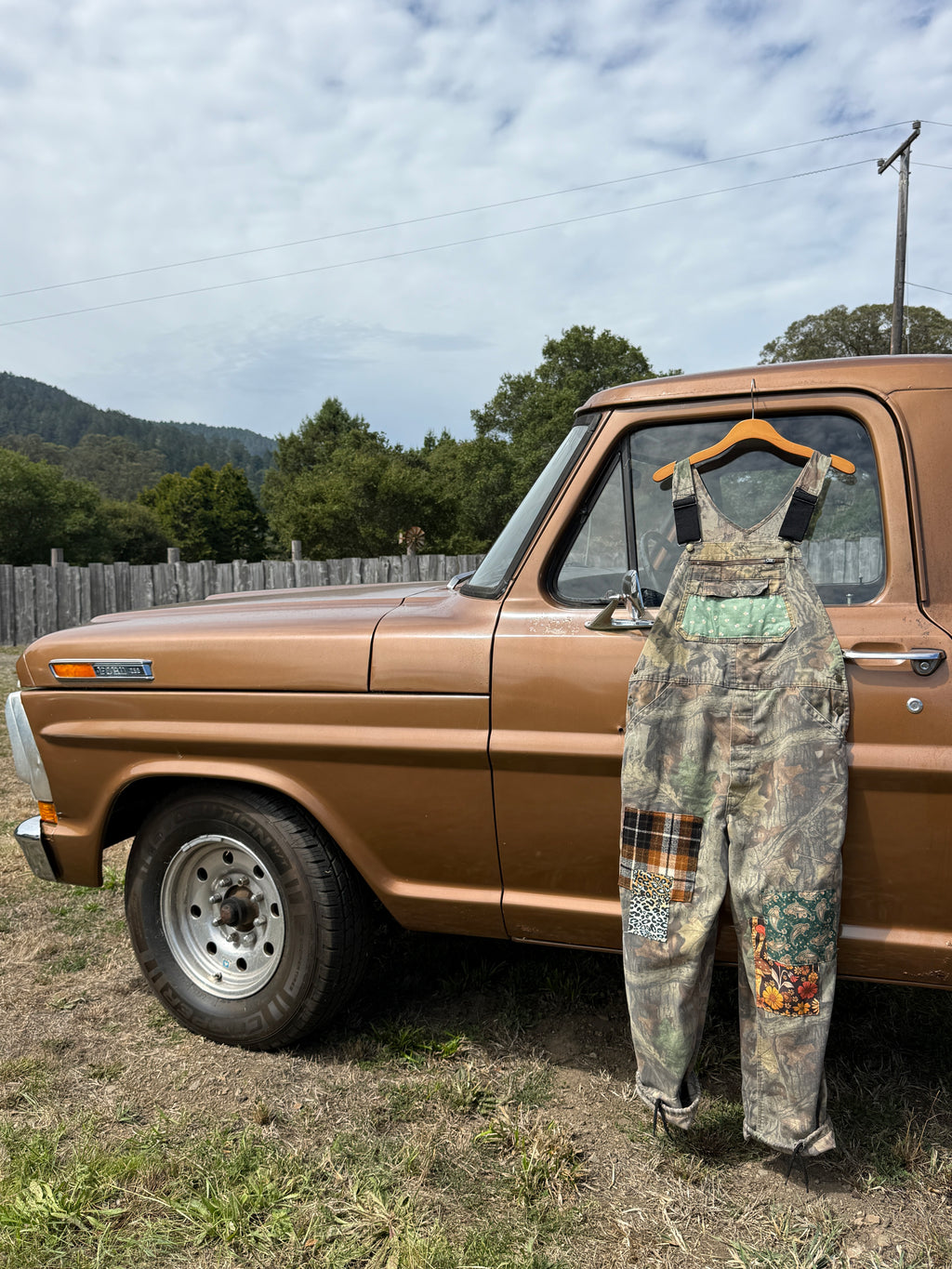 Hand Sewn Camouflage Overalls