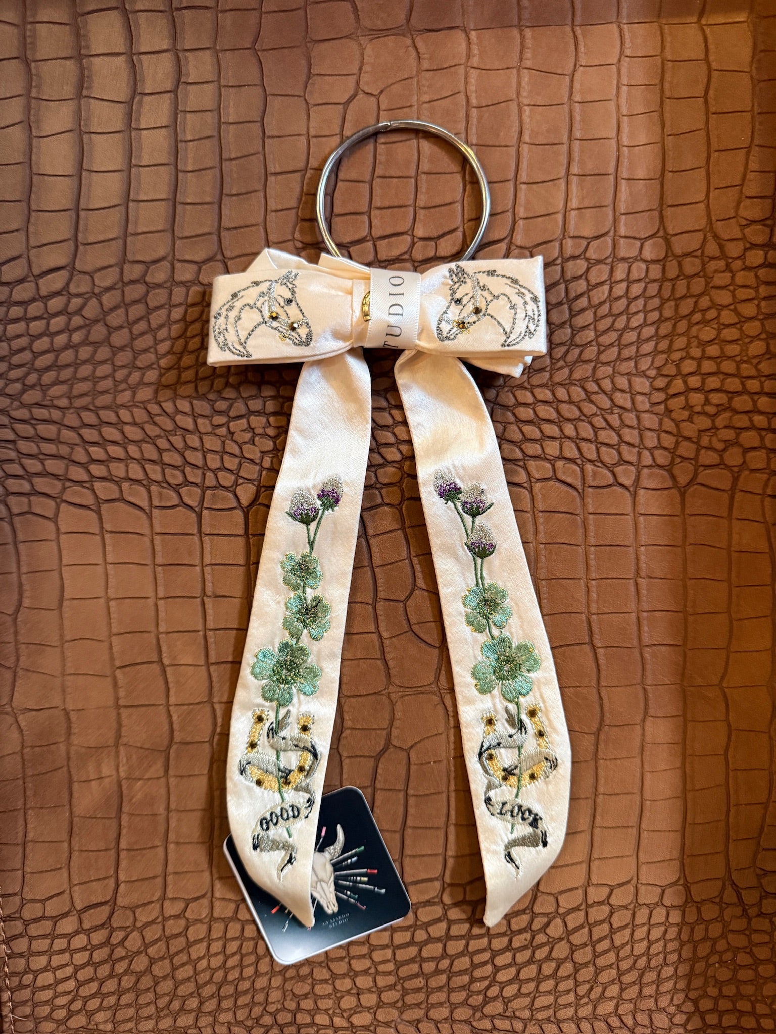 Good Luck Clover Cowboy Charmer Silk Ties