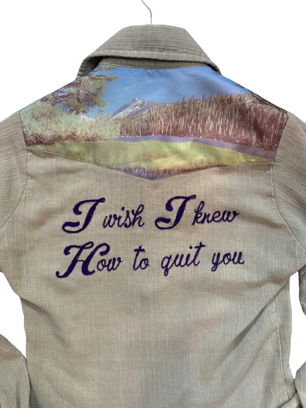 Vintage Brokeback Mountain Chainstitched Pearl Snap