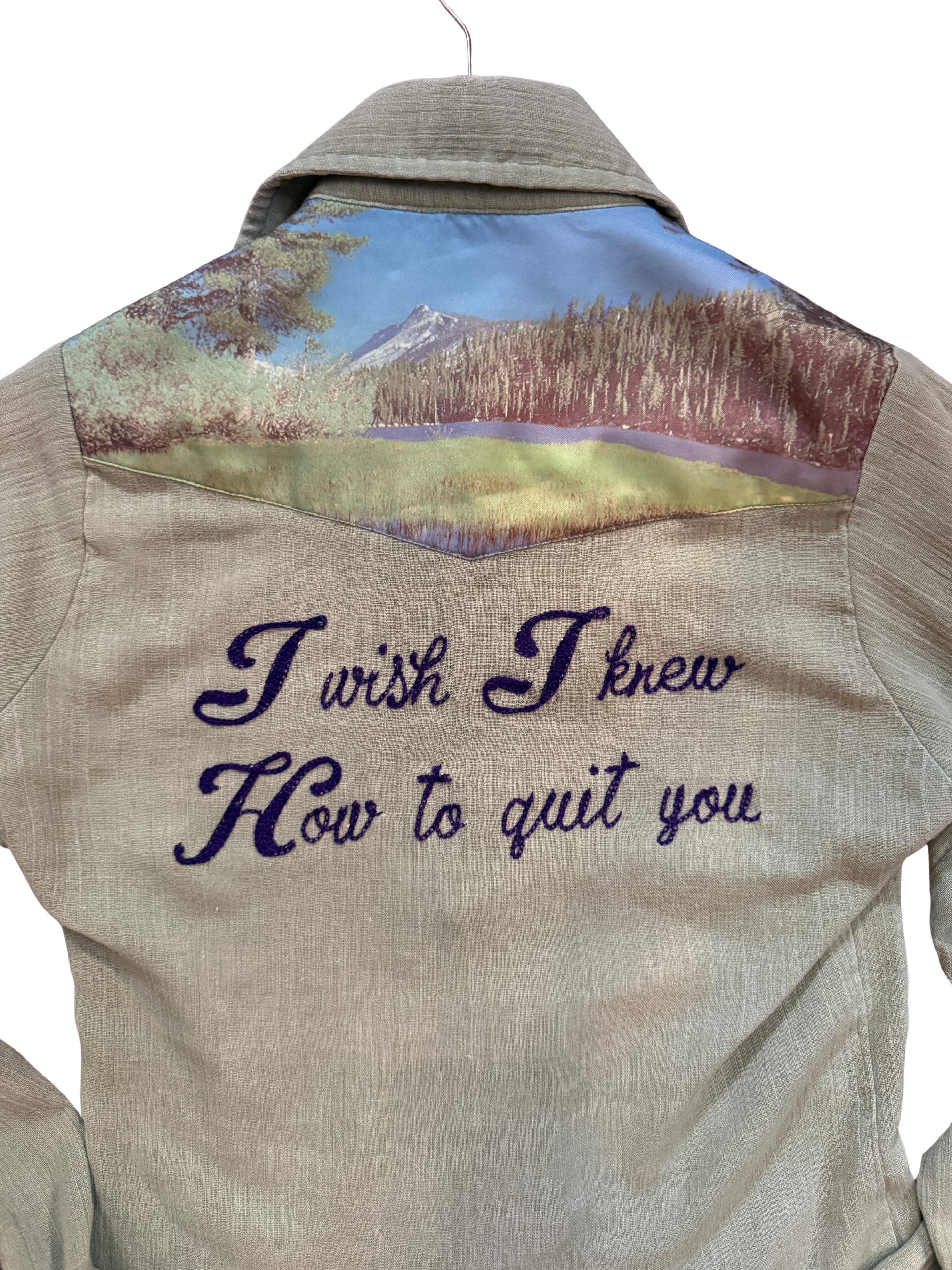 Vintage Brokeback Mountain Chainstitched Pearl Snap