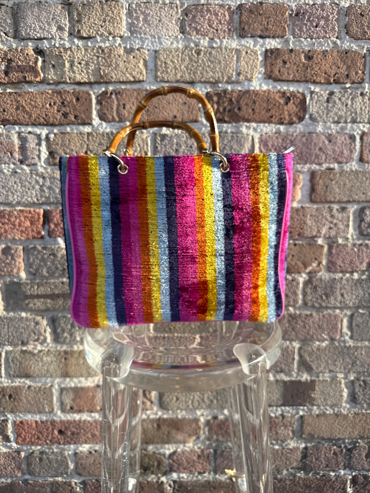 Zanzibar Silk Bag Rainbow