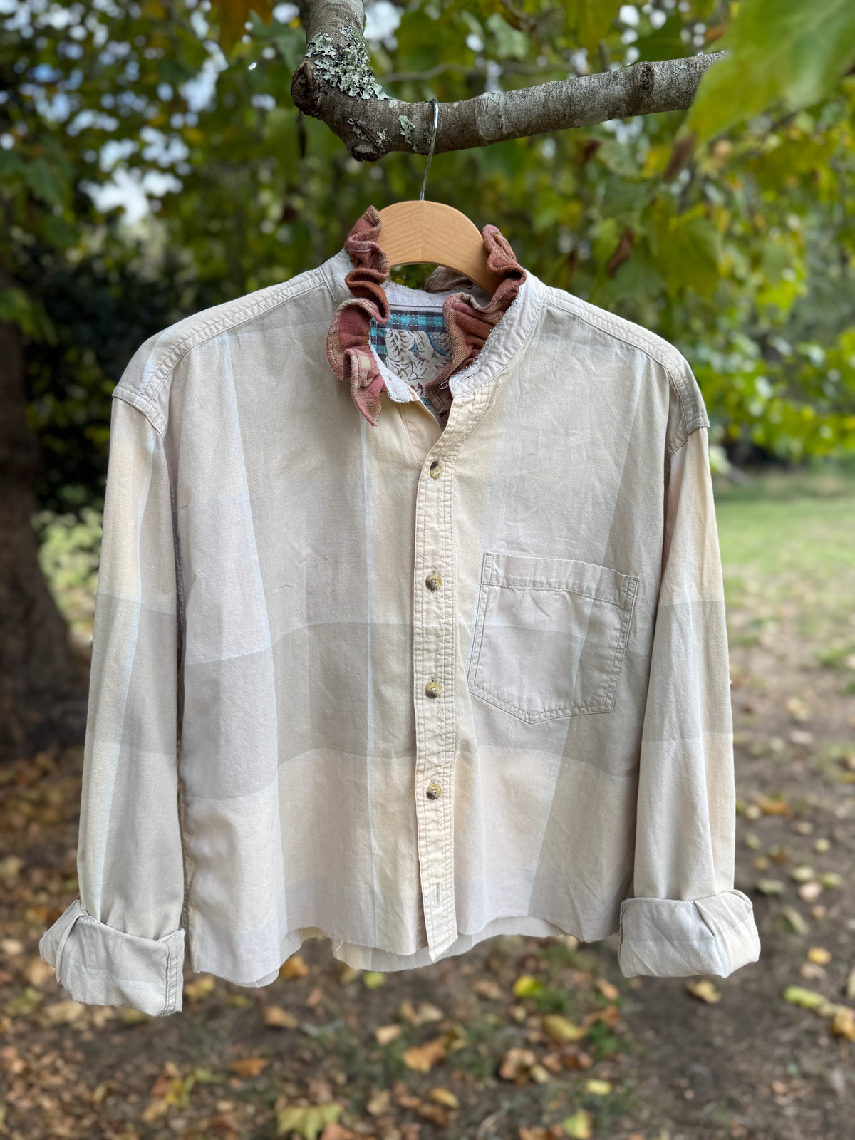 Hand Stitched Setter Dog Button Up