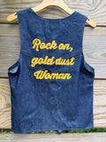 Jazz Fest Vest Stevie Nicks Rock on Gold Dust Woman