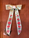 Mint Carnation with Dove Charmer Silk Ties