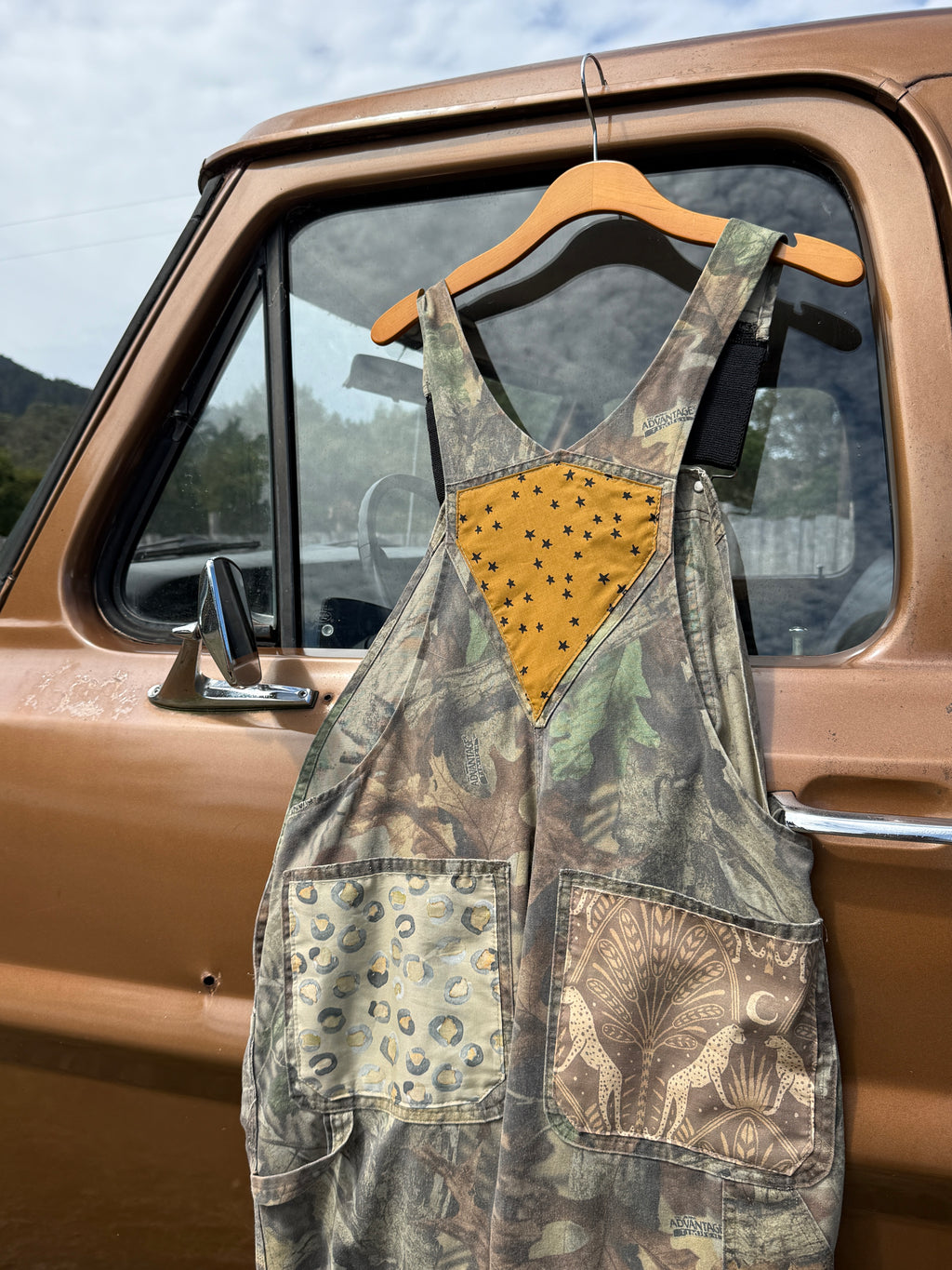 Hand Sewn Camouflage Overalls