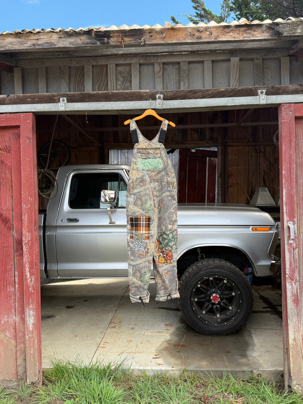 Hand Sewn Camouflage Overalls