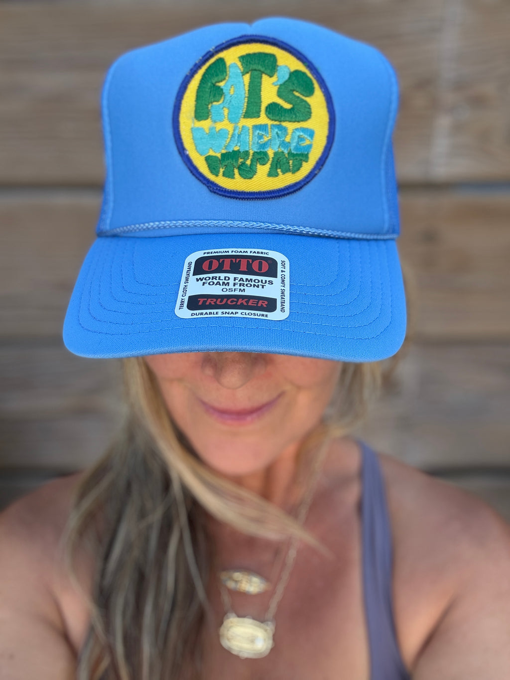 Trucker Hat featuring Vintage Patch-fats where it’s at