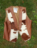 Vintage Cow Hide Vest