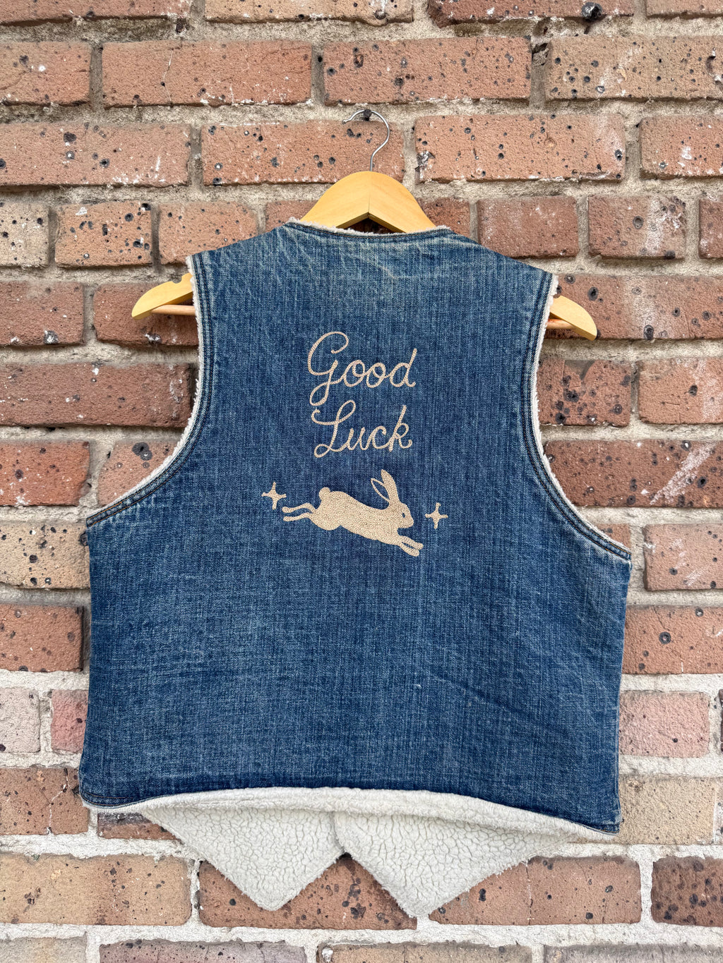 Good Luck Vest with Hare and Wool Lining by Dressed