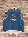 Good Luck Vest with Hare and Wool Lining by Dressed