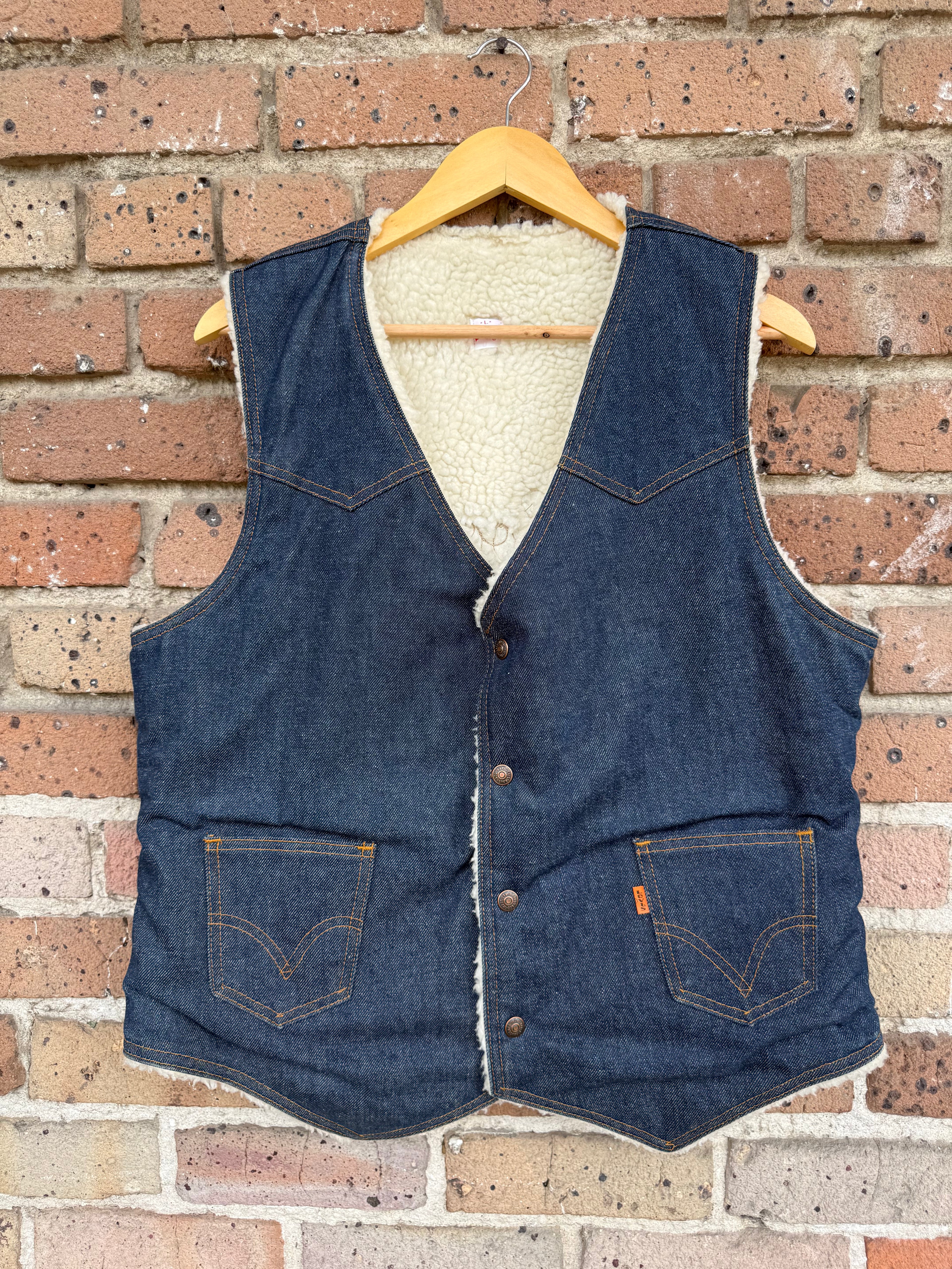 Good Luck Vest with Horse Shoe and Wool Lining by Dressed