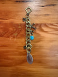 Purse Chain with Rose Charm