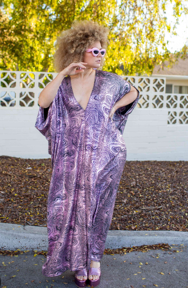 Jennafer Grace Violet Current Sequin Caftan
