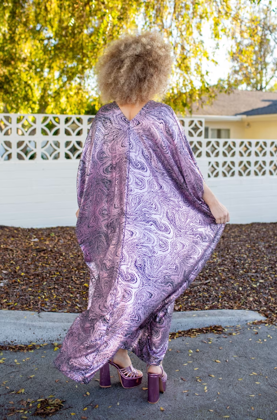 Jennafer Grace Violet Current Sequin Caftan