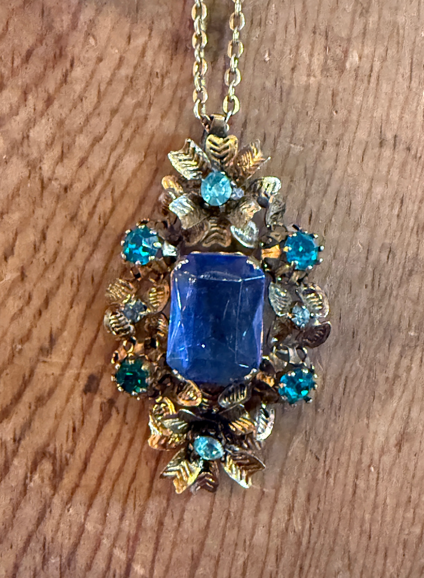 Austrian Blue Pendant