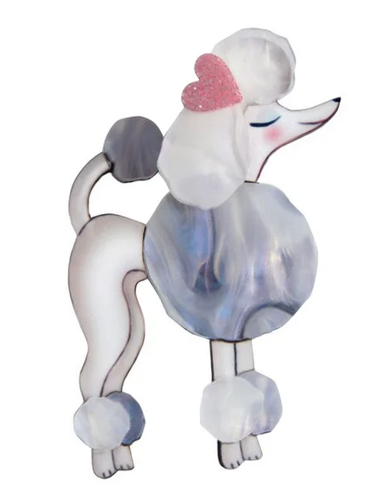 Poodle Brooch