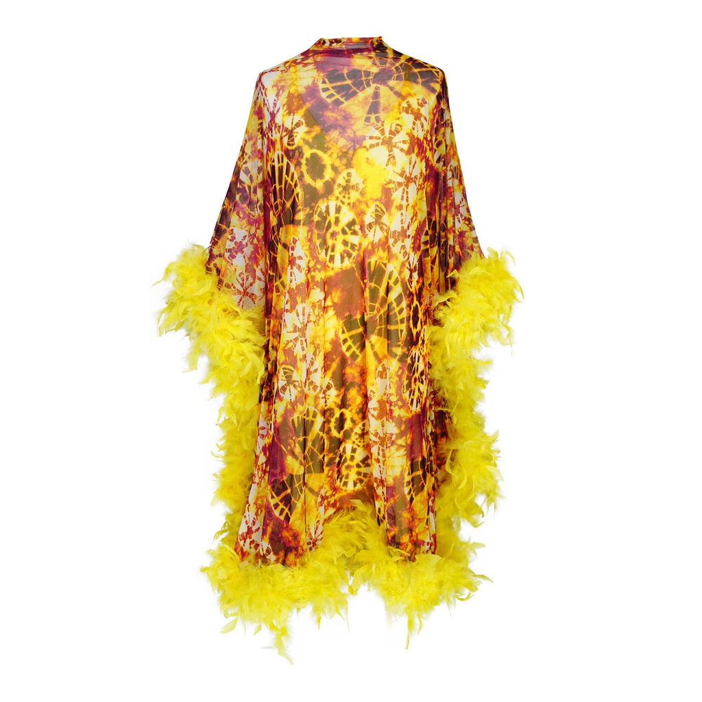 Intra Dimensiona Caftan Kaftan Dress with Slip